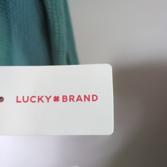 LUCKY BRAND Sweater Women's V-Neck Pullover NWT Size Small Oversized - Picture 7 of 11